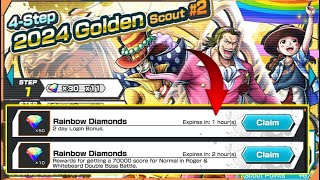 Summoning Tesoro & Perospero With Almost Expiring Rainbow Diamonds - One Piece Bounty Rush Opbr