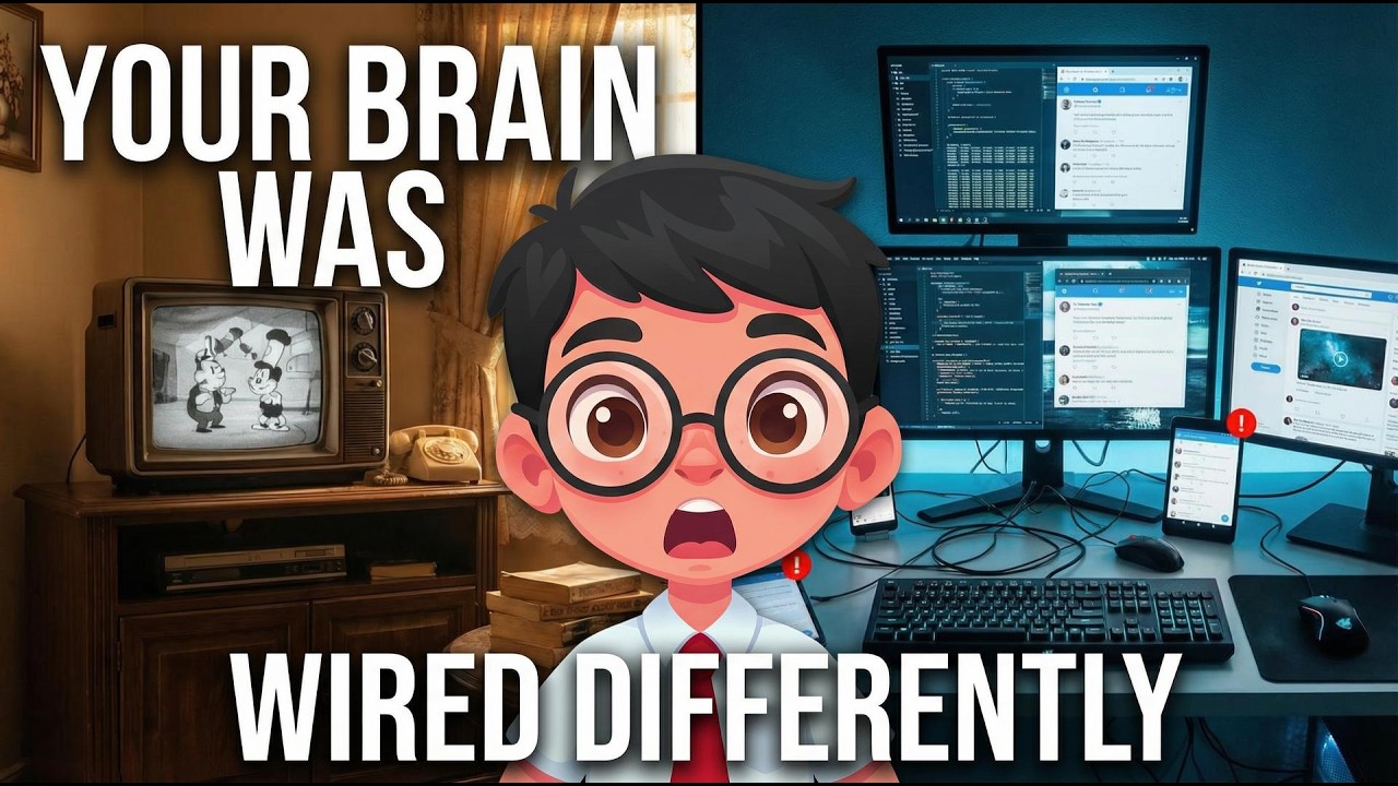 Your Brain Before The Internet Was Wired Differently