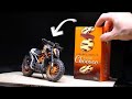 Miniature KTM DUKE from cookie box -Paper modelling-