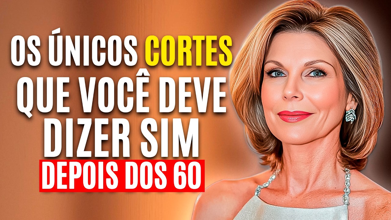 5 CORTES de CABELO Modernos Para Mulheres Elegantes 60+