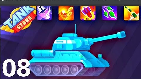 Tank stars - Gameplay walkthrough part - 08 - T-34TANK - Normal( iOS, Android)