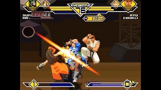 SK MUGEN - Super Luigi & May vs CvS Ryu & CvS Chun Li
