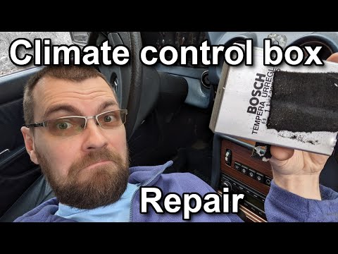 W123 Automatic climate temperature regulator box repair