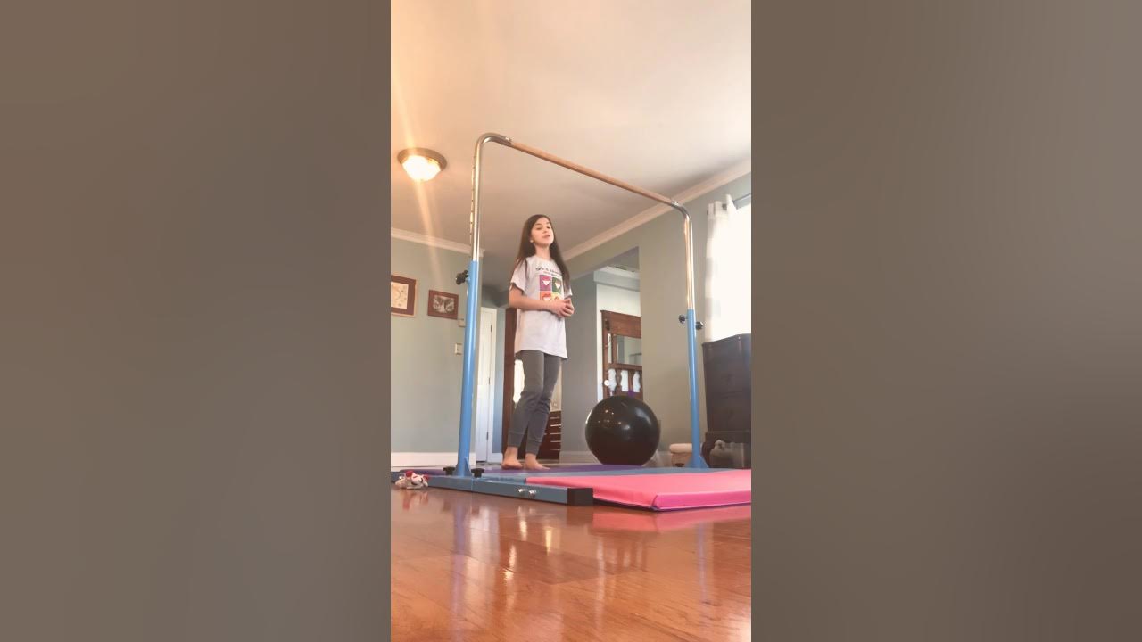 how to do a straddle dismount on a gymnastics bar! 🥳 YouTube