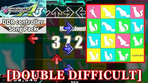 【DDR A3/GP】 concon [DOUBLE DIFFICULT] 譜面確認+Clap