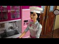Cocinando platillos deliciosos para el concurso de cocina con barbie | Cuentos Didácticos con muñeco