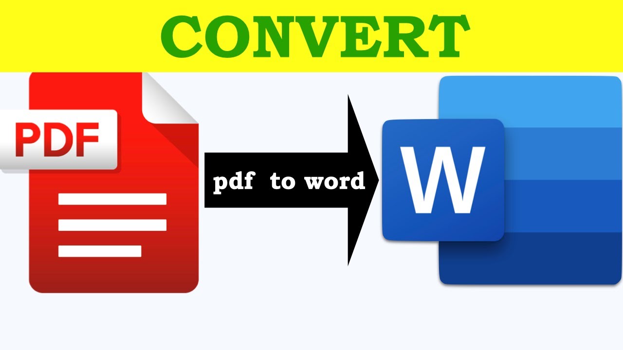 Convert Pdf Into Microsoft Word - Printable Templates Free