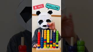 Panda Still Practicing! #shorts #asmr #brainlearning