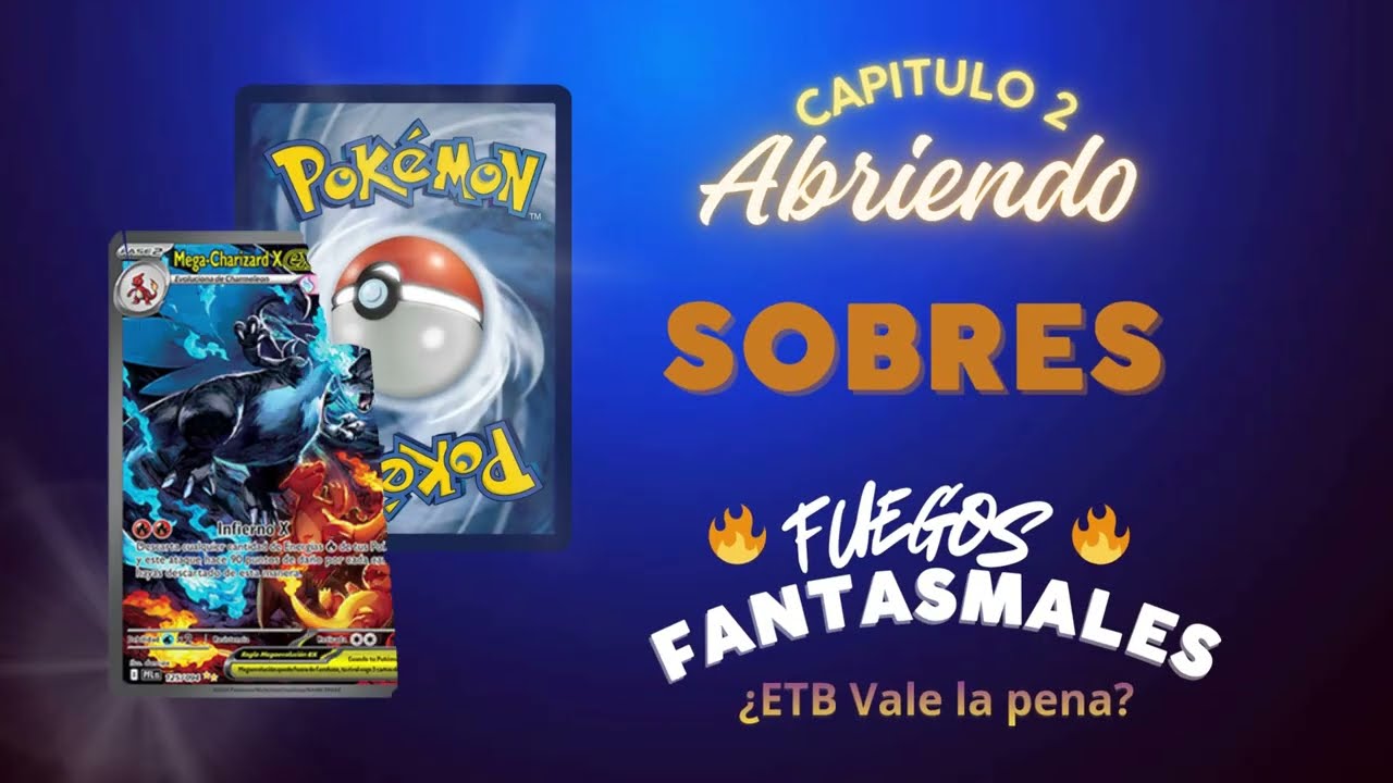 Apertura de sobres Pokémon Fuegos Fantasmales 🔥 ¡A ver qué nos toca!