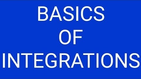 Integration chapter basics sums & tricks|Inter 2nd year math 2B Integration formula based sums