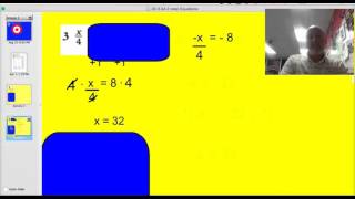 We 3.5A 2-Step Equations with Negative Numbers