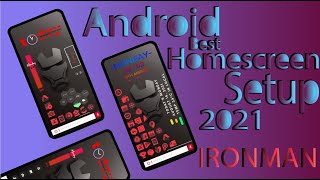 Nova Launcher Android Customized Fan of Ironman | Without Voice