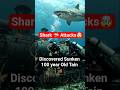 🦈 Shark attacks - Sunken Train discovered Underwater #residentevilvillage #deepsea #marinemystery