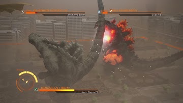 GODZILLA PS5 - Showa Godzilla 1964 vs King Ghidorah vs Burning Godzilla