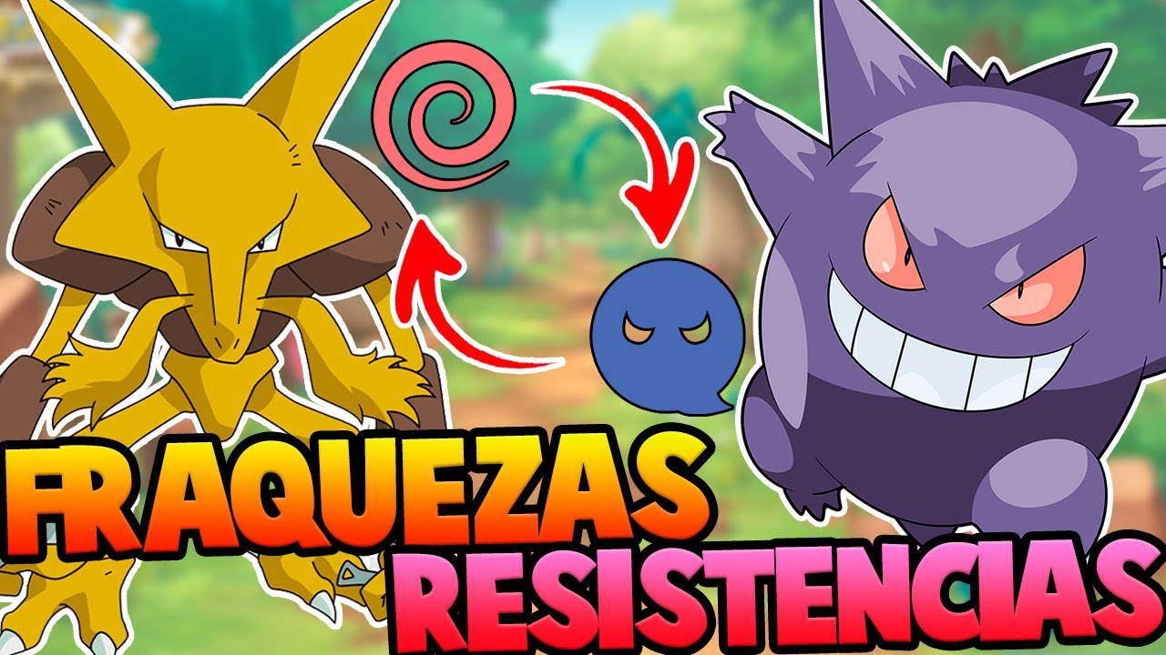 Pokémon Fraquezas Do Tipo Fantasma 