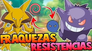 Pokénews: Fraquezas E Resistências Dos Pokémon