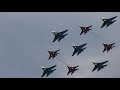 Russian Knights (Su-35) and Swifts (MiG-29) 30th anniversary