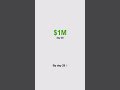 A penny that doubles daily beats $1M in a month