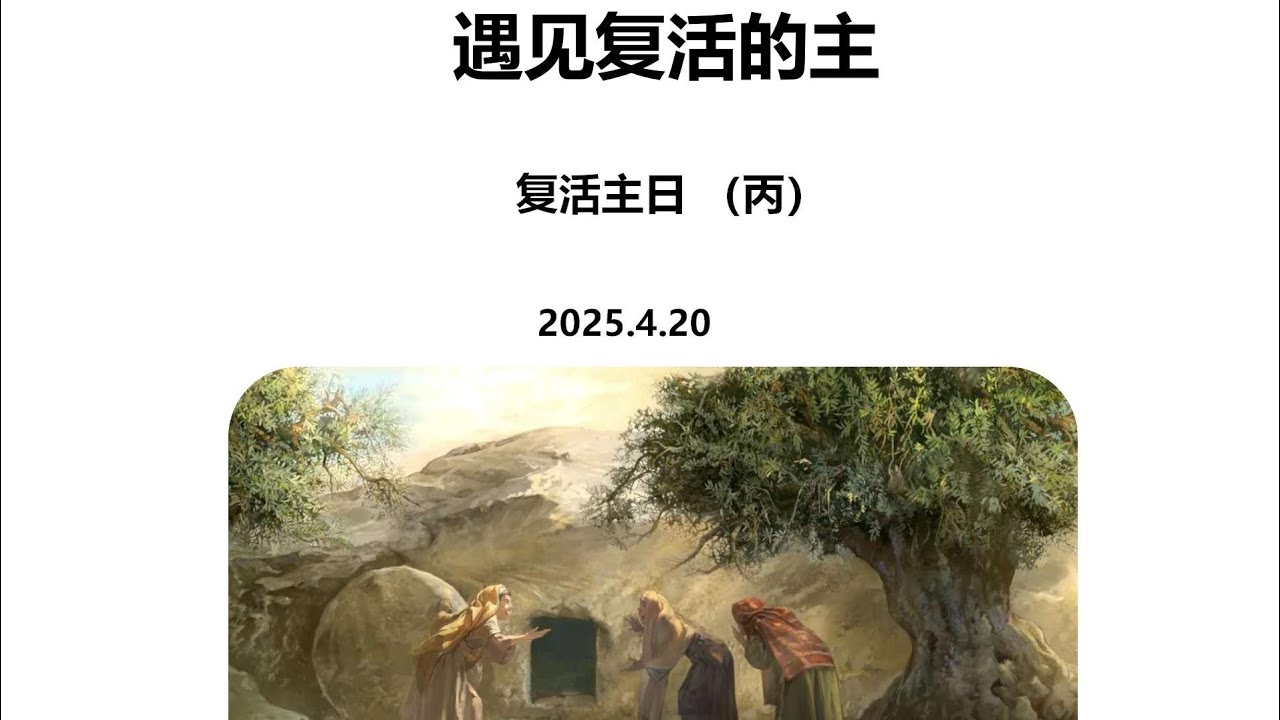 细胞组的福音分享64-复活主日2025/4/20 - YouTube