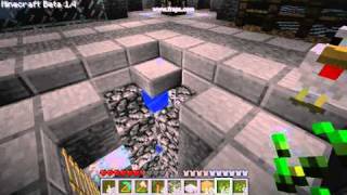Minecraft - water elevator shaft with exits screenshot 5