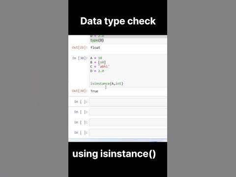 isinstance() python - YouTube