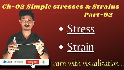 CE Diploma|MOS|CH-02 Lecture-2|Stress and strain