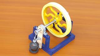 Making Flywheel Regenerating Energy From Single Magnet Engine