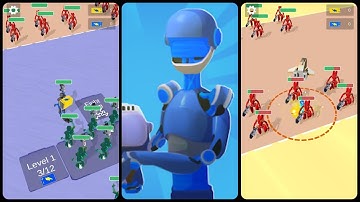 Robot Commander: Battle Rush Mobile Game | Gameplay Android & Apk