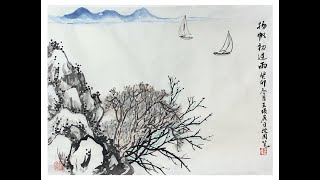 中国絵　相依 熊显林 教授　肉筆 mqdefault.jpg