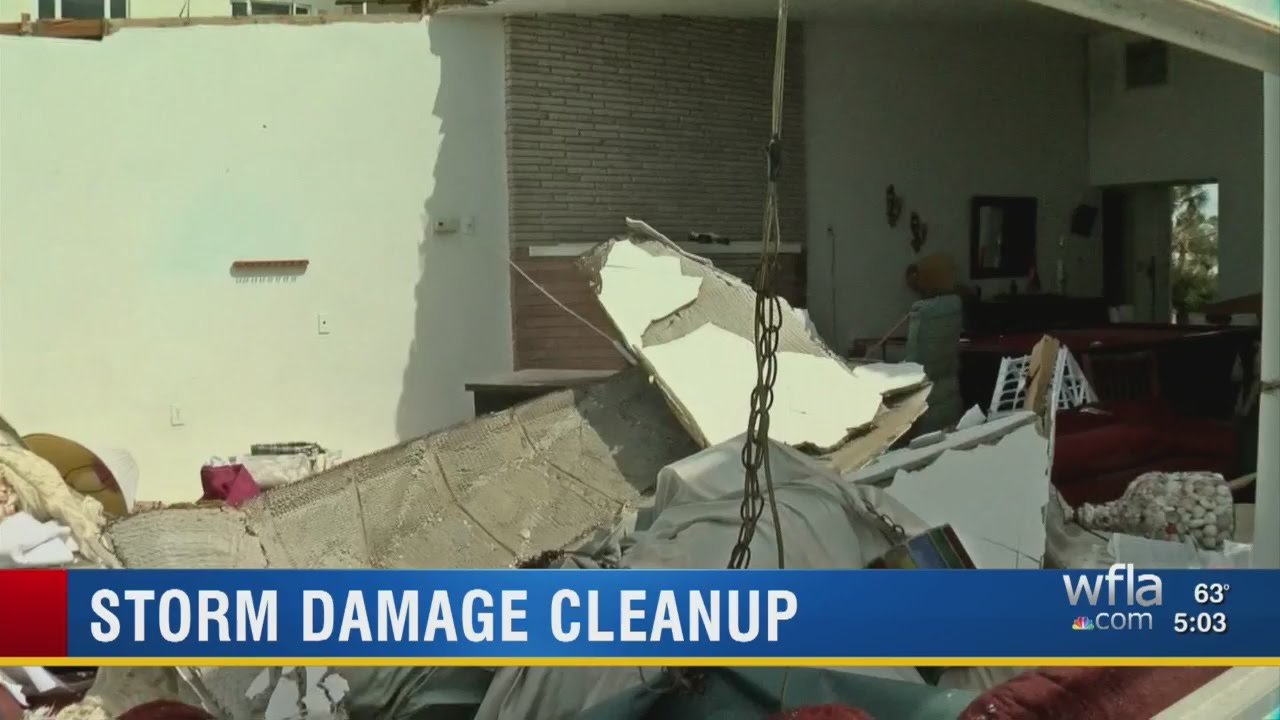 Storm Damage Cleanup - YouTube