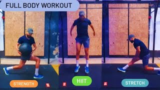 full body workout / hiit & strength / حرق الدهون وبناء العضلات