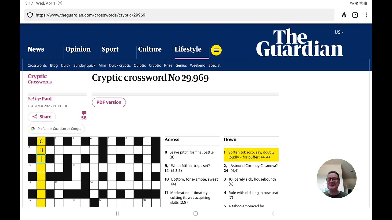 coarse tobacco crossword Interesting 3200 years old round border, Bronze Age Hallstatt... #archaeologicaltextileoftheday This starting border going into a side border is subject of experiments at this years Seminar #ExperimentalArchaeology University Vienna research by the # Guardian Cryptic Crossword (Wednesday, 1