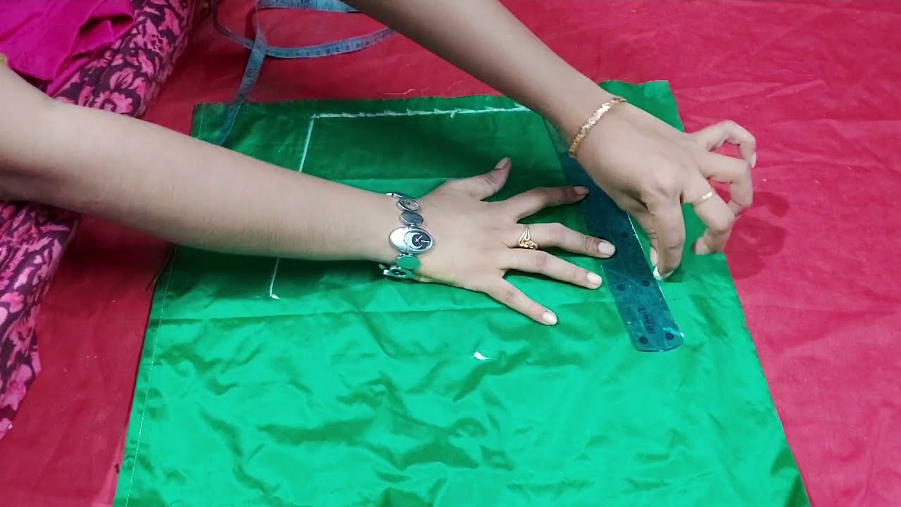 aari sleeve marking easy method /Aariwingsworld/Aari blouse marking /Aari work blouse designs