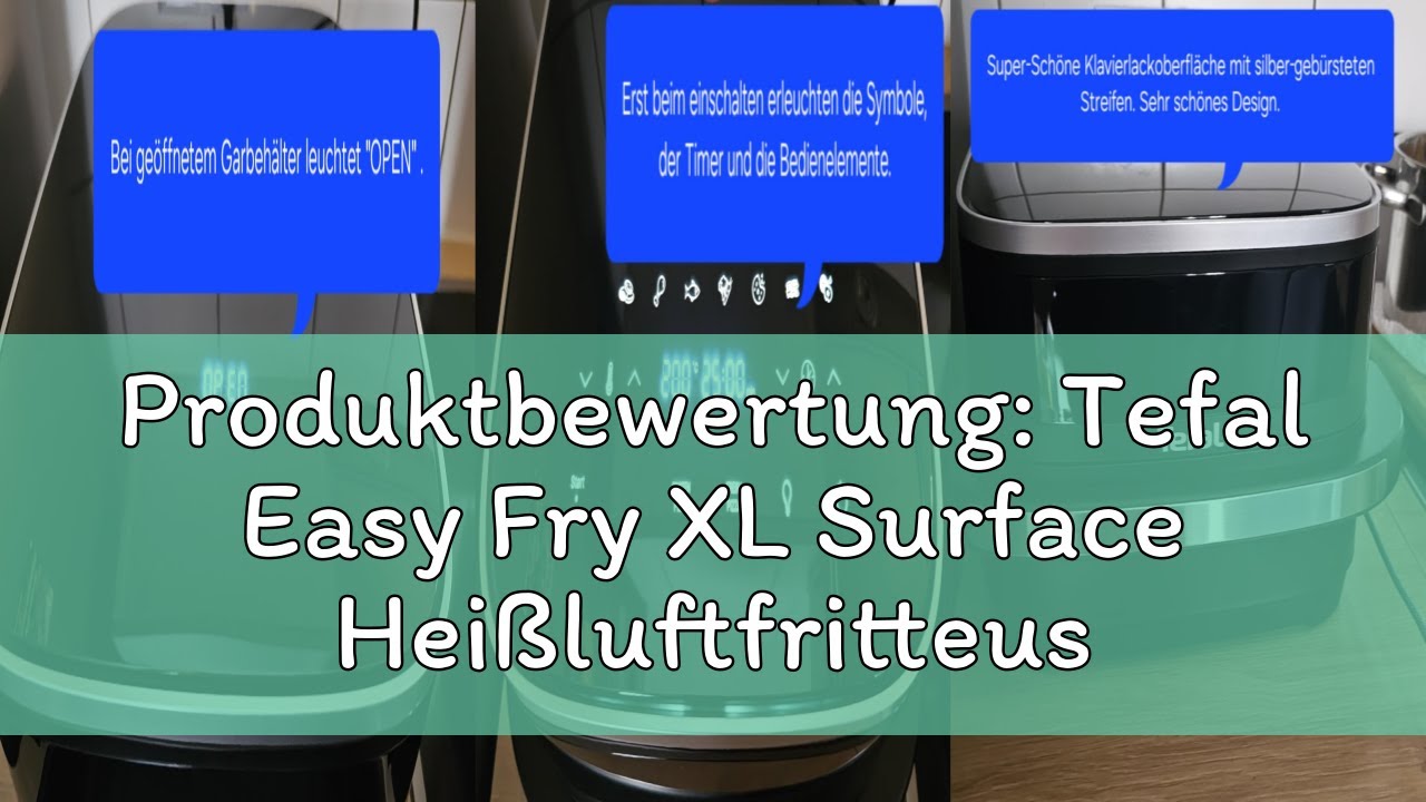 Produktbewertung: Tefal Easy Fry XL Surface Heißluftfritteuse, 4 L Fassungsvermögen, geräumiger Korb