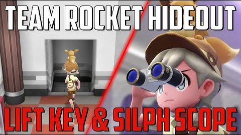 Defeat Team Rocket Hideout Quickly! Lift Key & Silph Scope: Pokemon Let