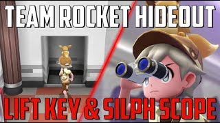 Defeat Team Rocket Hideout Quickly! Lift Key \& Silph Scope: Pokemon Let's Go