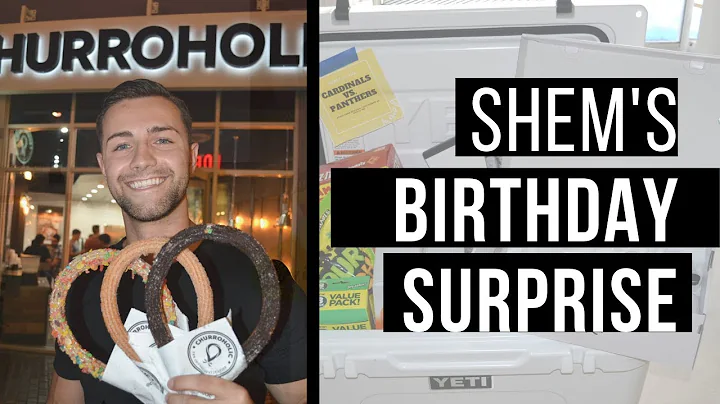 SURPRISING MY BOYFRIEND FOR HIS BIRTHDAY!