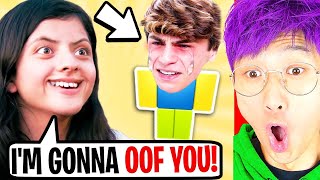 Girl BEATS BROTHER In ROBLOX, What Happens Next Is Shocking! (LANKYBOX REACTS TO DHAR MANN!)