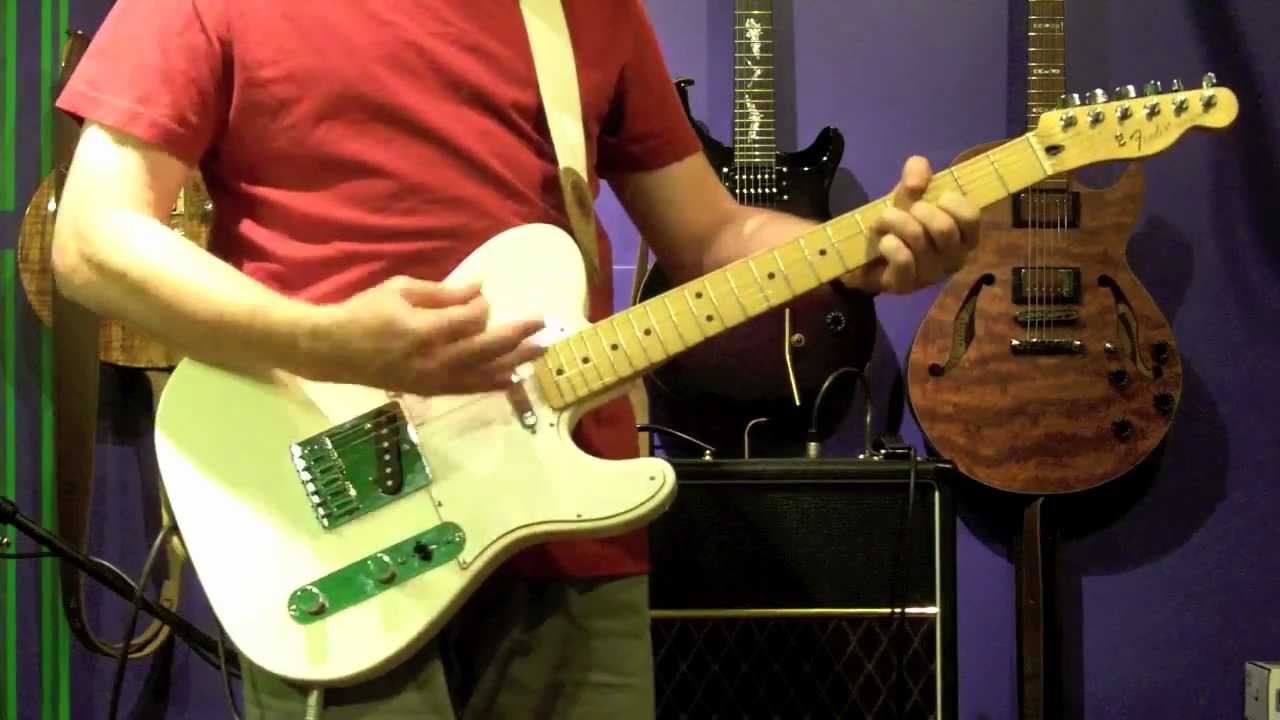 GUITAR TONE   FENDER TELECASTER MADE IN AMERICA VS MEXICO   Under The Bridge