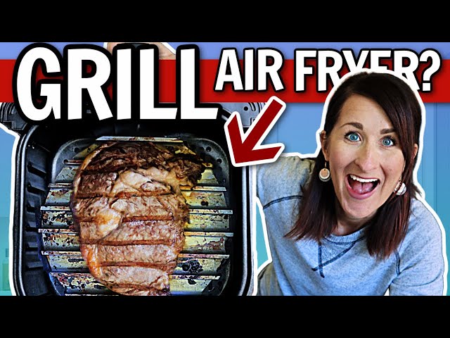 Can You GRILL in an Air Fryer?? Testing Steak, Veggies and Peaches