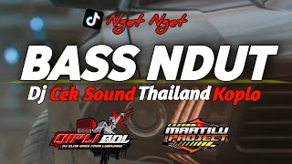 DJ CEK SOUND BASS GLERR | Dj Thailand Nget Nget BASS KOPLO