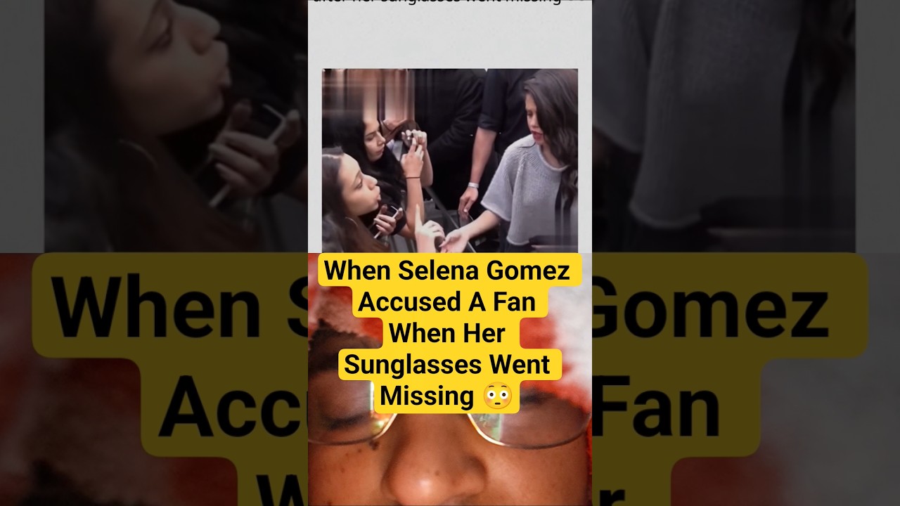 When Selena Gomez Thought a Fan Took Her Sunglasses 😳 | Awkward Moment Explained