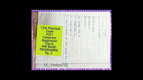 Practical Exam for 12th Computer Application 2021- REDUCED PORTION FOR ENGLISH Medium