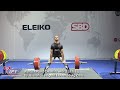 World Record Deadlift with 318.5 kg by Hassan El Belghiti FRA in 66 kg class