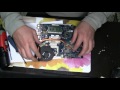 Packard Bell EasyNote PEW91 disassembling and fan cleaning, разборка и чистка ноутбука