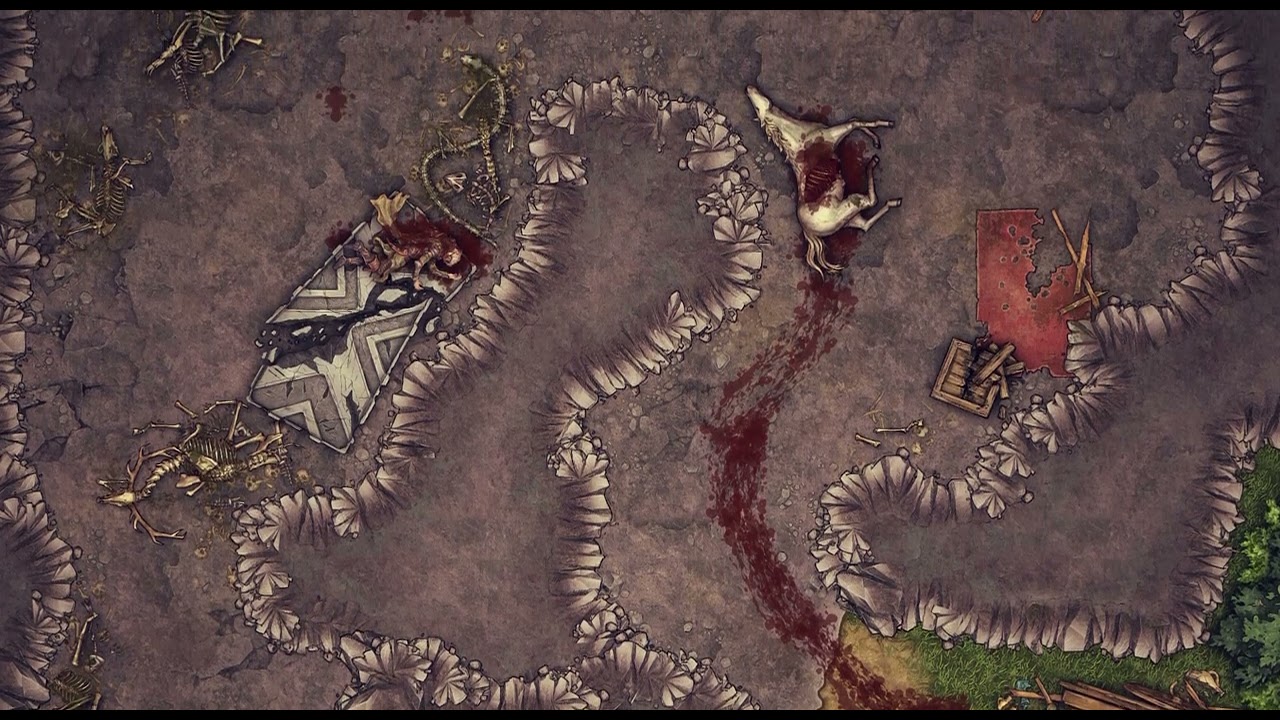 The Troll's Lair (DnD Battle Map)