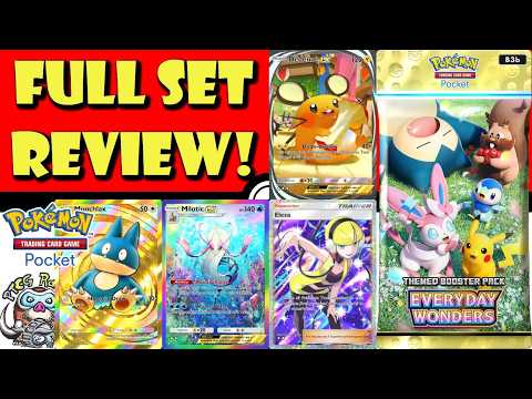 Everyday Wonders! Complete Pokémon TCG Pocket Set Review! HYPE New Set! (Pokemon TCG News)