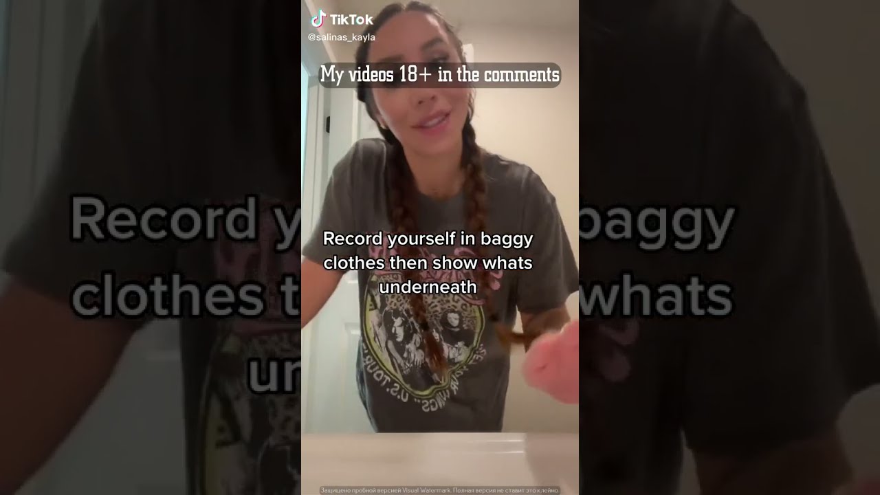 Baggy clothes challenge Hot Girl Tiktok YouTube