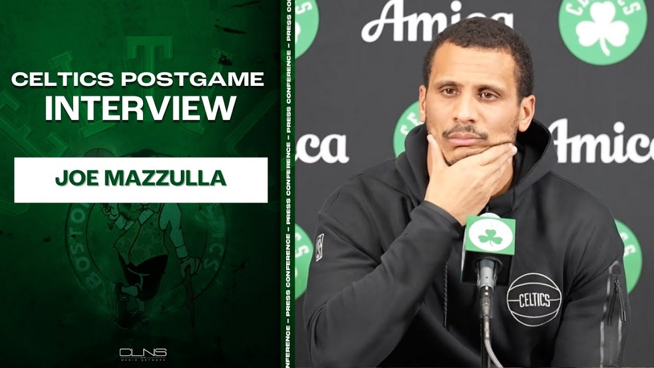 Joe Mazzulla Postgame Interview | Celtics vs Pistons