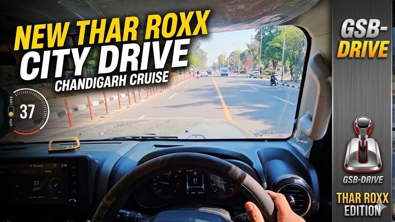 Mahindra Thar Roxx POV Drive | 2.2L MHawk DIESEL | ASMR | GSB-DRIVE | 4K | #16 |